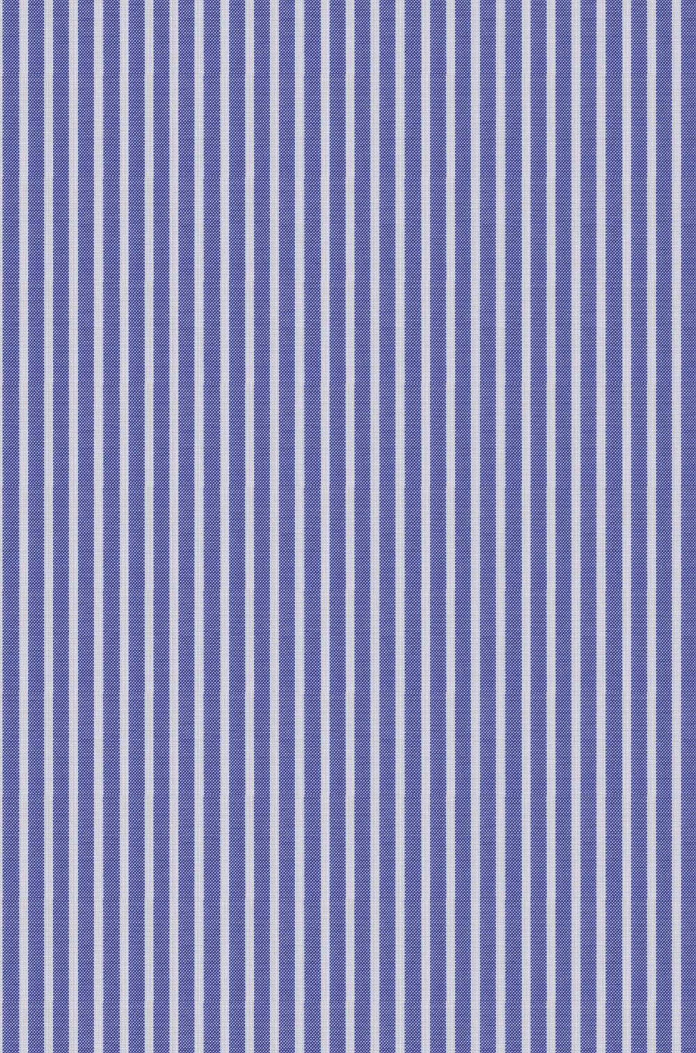 Denim Blue & White Textured Stripe