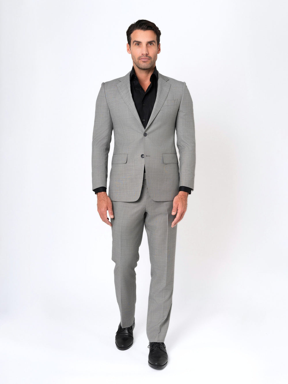 Grey Sharkskin Suit