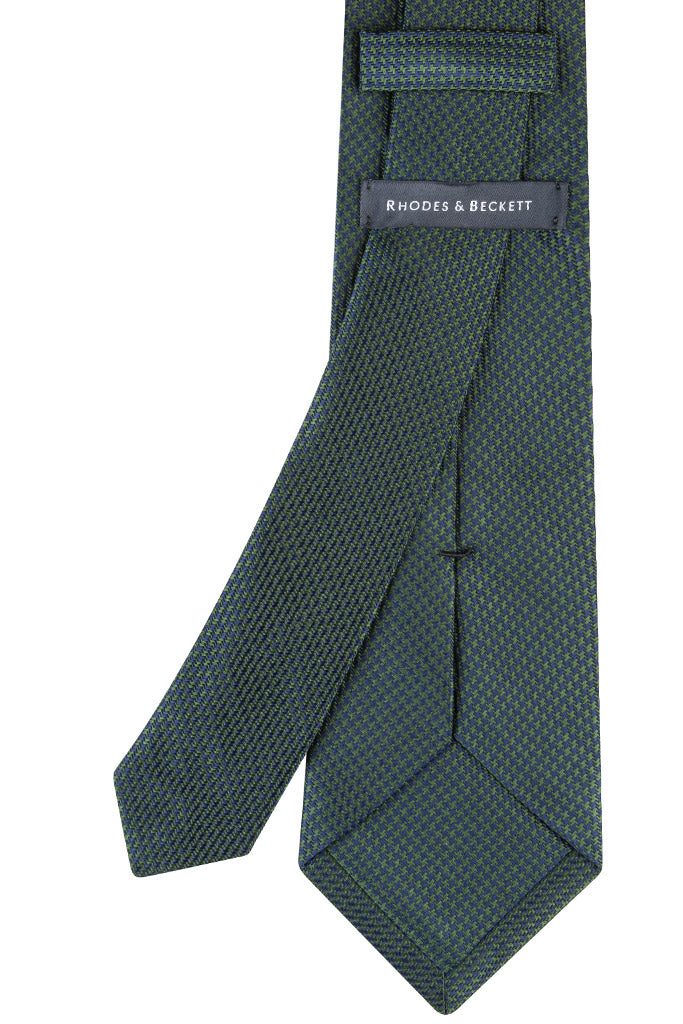 Green Luxe Houndstooth Tie